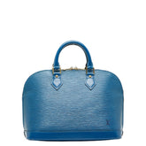 ルイ ヴィトン エピ アルマ ハンドバッグ M52145 トレドブルー レザー レディース LOUIS VUITTON 【中古】